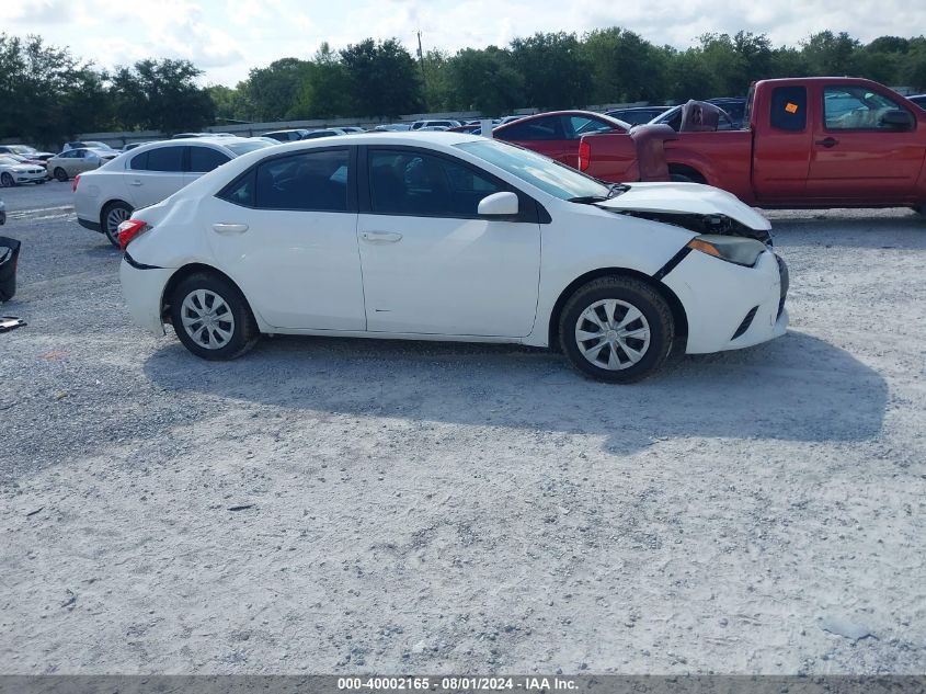 2015 Toyota Corolla L VIN: 2T1BURHEXFC334245 Lot: 40002165