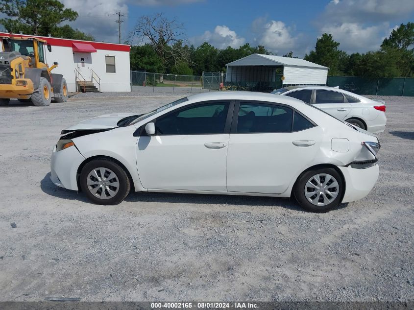 2015 Toyota Corolla L VIN: 2T1BURHEXFC334245 Lot: 40002165