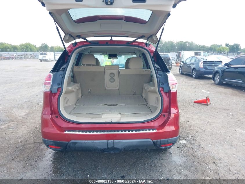 2015 Nissan Rogue Sv VIN: KNMAT2MV0FP547671 Lot: 40002198