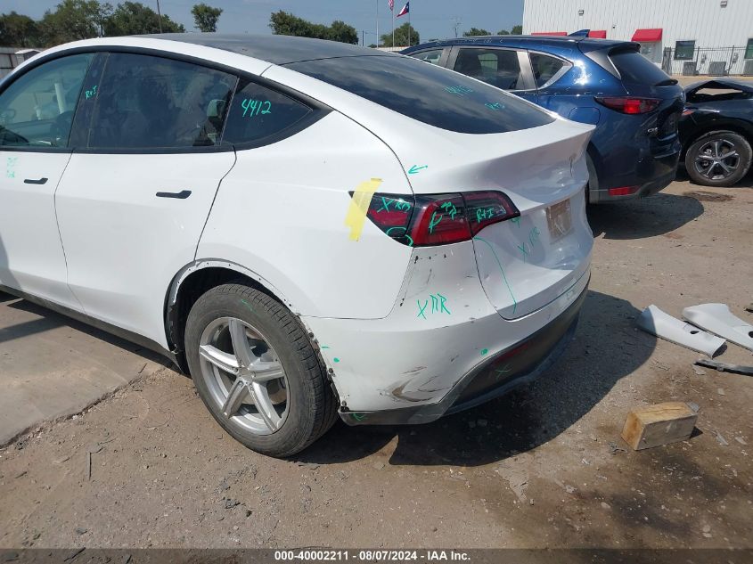 2021 Tesla Model Y Long Range Dual Motor All-Wheel Drive VIN: 5YJYGDEE3MF248552 Lot: 40002211