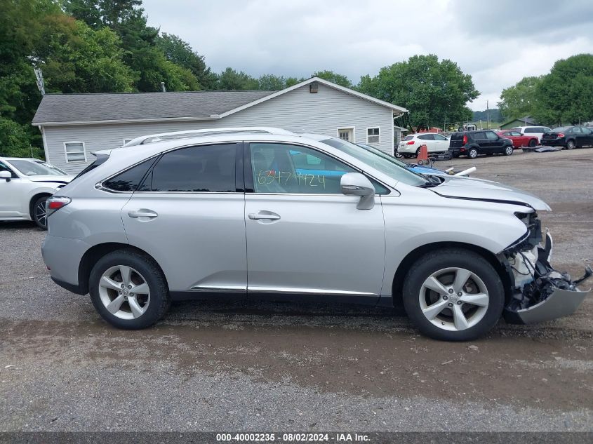 2012 Lexus Rx 350 VIN: 2T2BK1BA1CC144158 Lot: 40002235