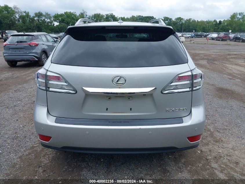 2012 Lexus Rx 350 VIN: 2T2BK1BA1CC144158 Lot: 40002235