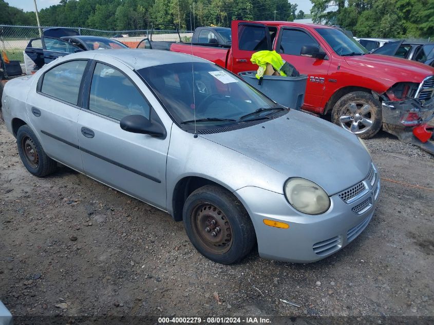 1B3ES26C45D220336 | 2005 DODGE NEON