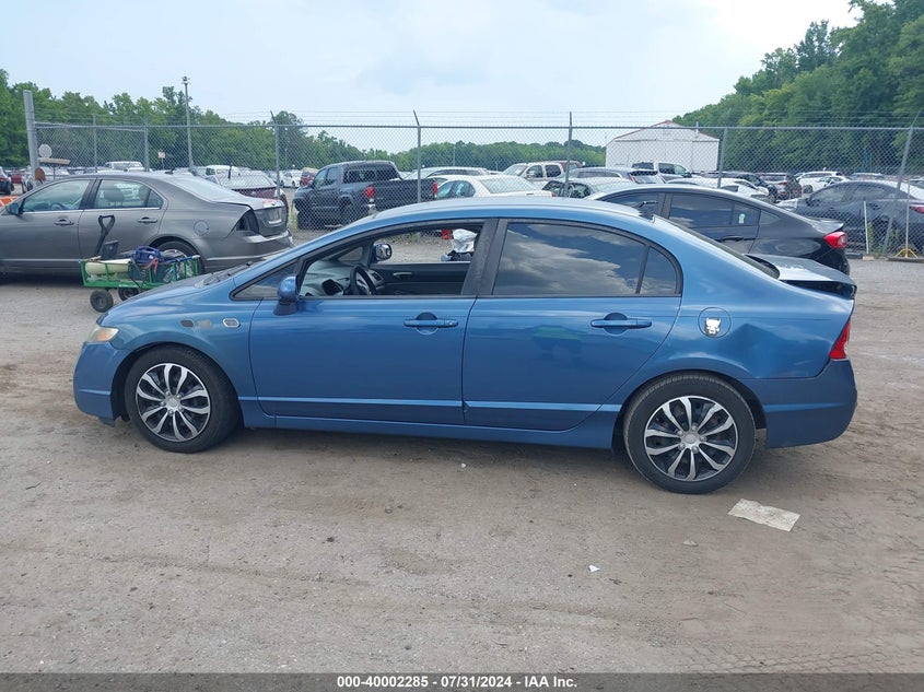 2010 Honda Civic Lx VIN: 2HGFA1F51AH307532 Lot: 40002285