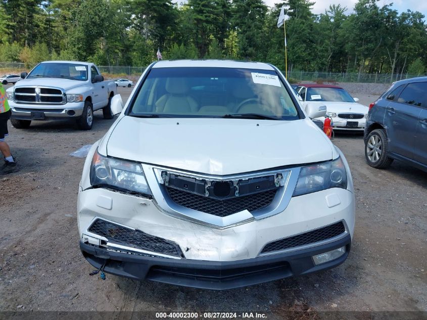 2013 Acura Mdx VIN: 2HNYD2H6XDH002085 Lot: 40002300