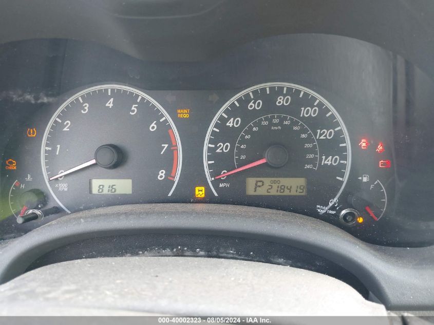 2010 Toyota Corolla Le VIN: 1NXBU4EE7AZ201540 Lot: 40002323