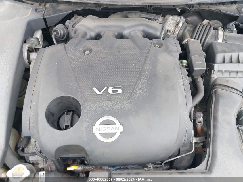 2010 Nissan Maxima 3.5 Sv VIN: 1N4AA5AP9AC824126 Lot: 40002357