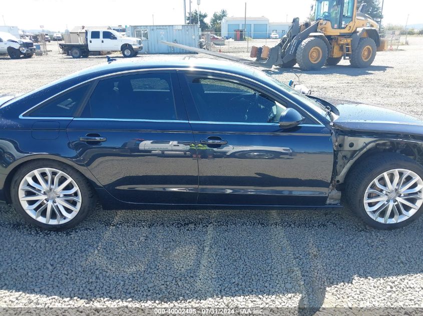 2013 Audi A6 3.0T Premium VIN: WAUGGAFC2DN068100 Lot: 40002405