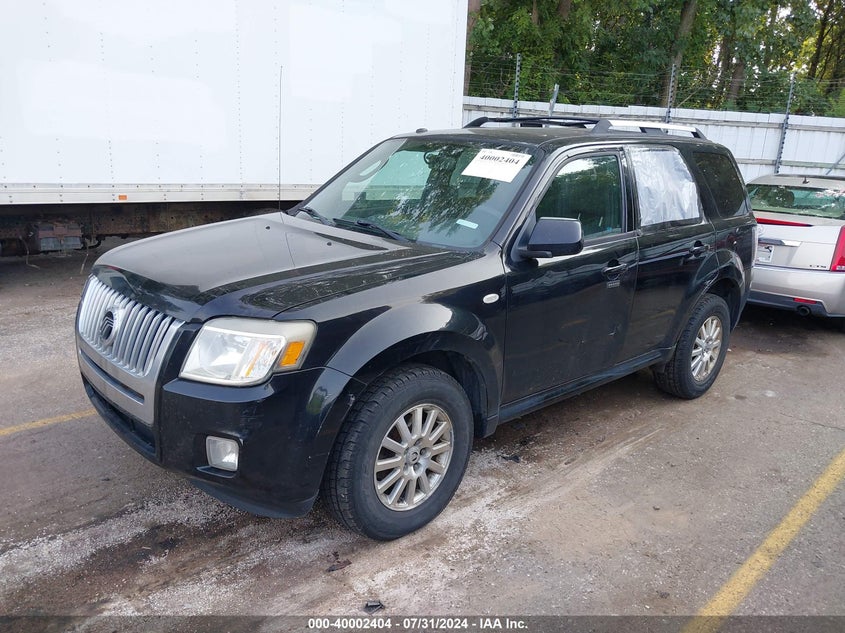 2009 Mercury Mariner Premier V6 VIN: 4M2CU87G39KJ04402 Lot: 40002404