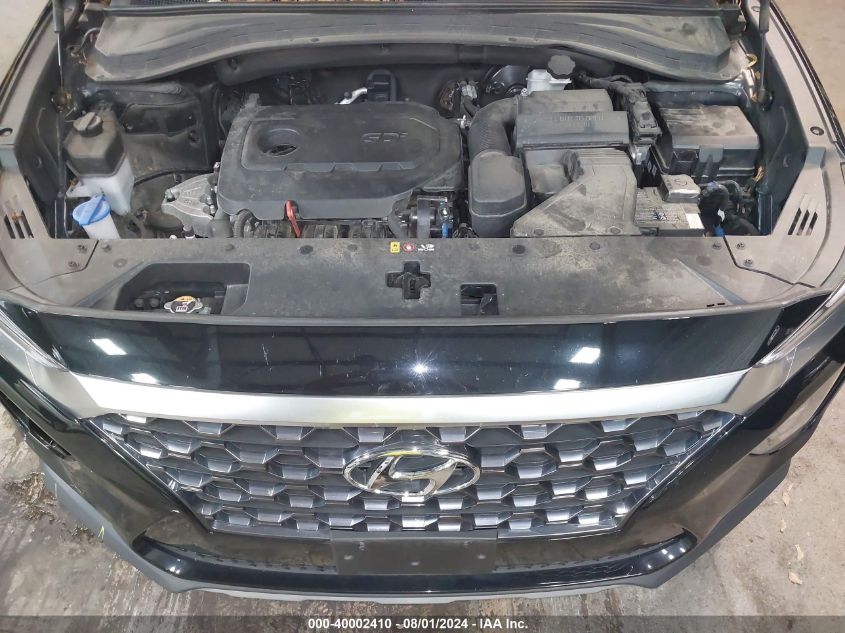 2020 Hyundai Santa Fe Sel VIN: 5NMS3CAD5LH293871 Lot: 40002410