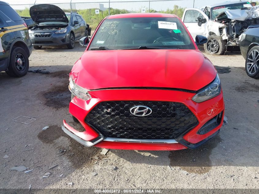 2020 Hyundai Veloster N VIN: KMHT36AH8LU007461 Lot: 40002472