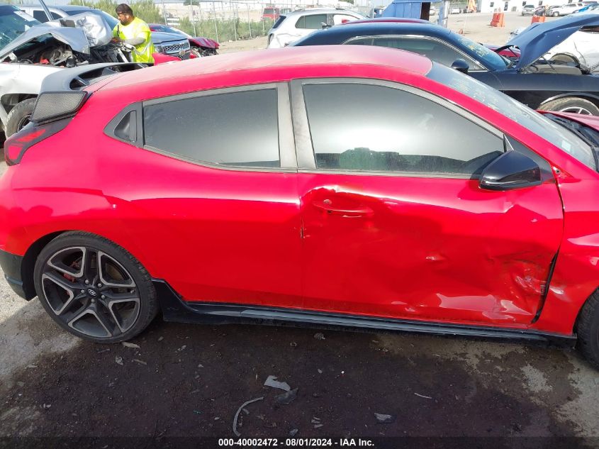 2020 Hyundai Veloster N VIN: KMHT36AH8LU007461 Lot: 40002472