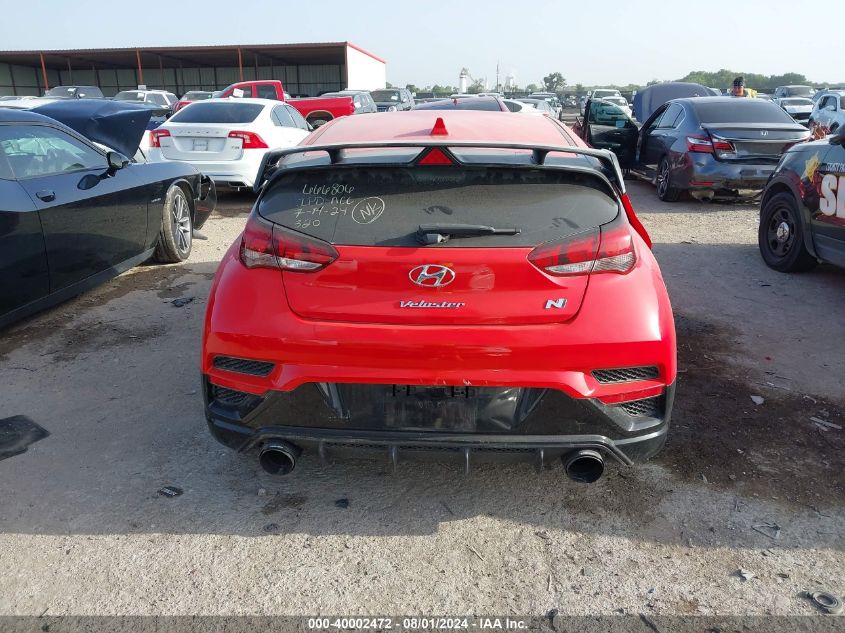 2020 Hyundai Veloster N VIN: KMHT36AH8LU007461 Lot: 40002472