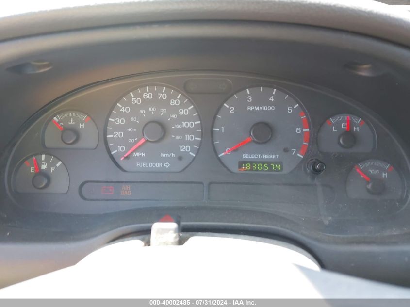 2002 Ford Mustang VIN: 1FAFP40472F144361 Lot: 40002485