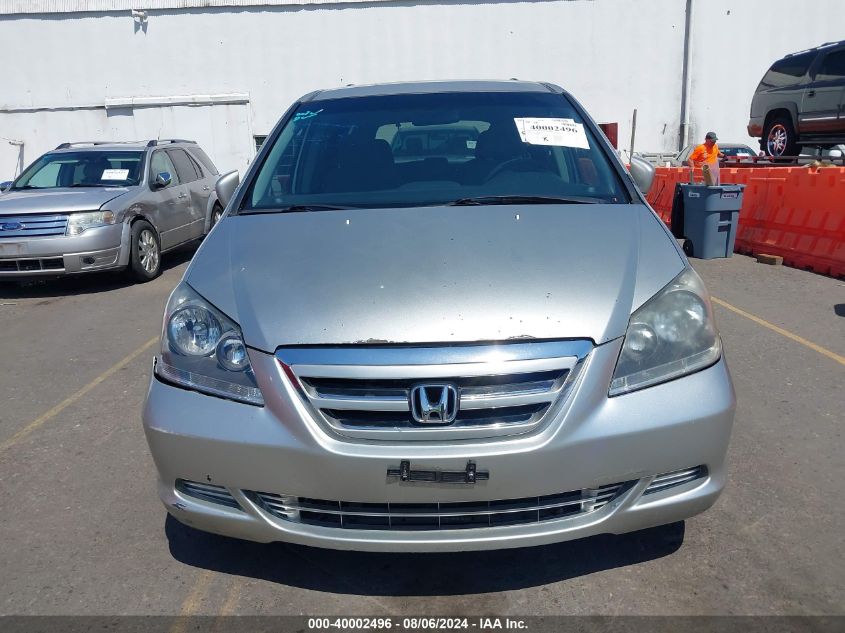 2006 Honda Odyssey Ex VIN: 5FNRL38496B452935 Lot: 40002496