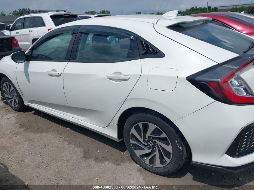 2018 Honda Civic Lx VIN: SHHFK7H2XJU203370 Lot: 40002533