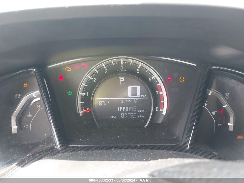 2018 Honda Civic Lx VIN: SHHFK7H2XJU203370 Lot: 40002533