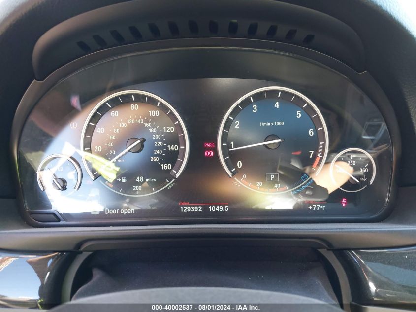 2012 BMW 550I I VIN: WBAFR9C54CDV59234 Lot: 40002537