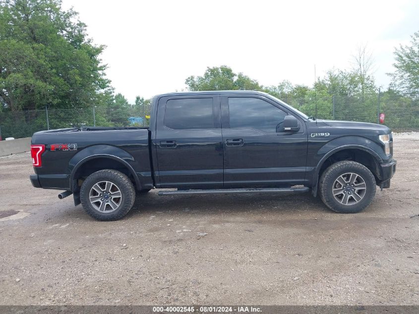 2017 Ford F-150 Xlt VIN: 1FTEW1EFXHKE07430 Lot: 40002545