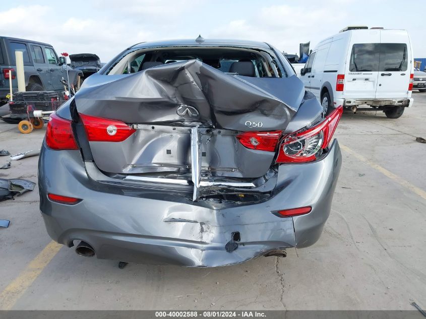 2014 Infiniti Q50 Premium VIN: JN1BV7AP6EM678608 Lot: 40002588