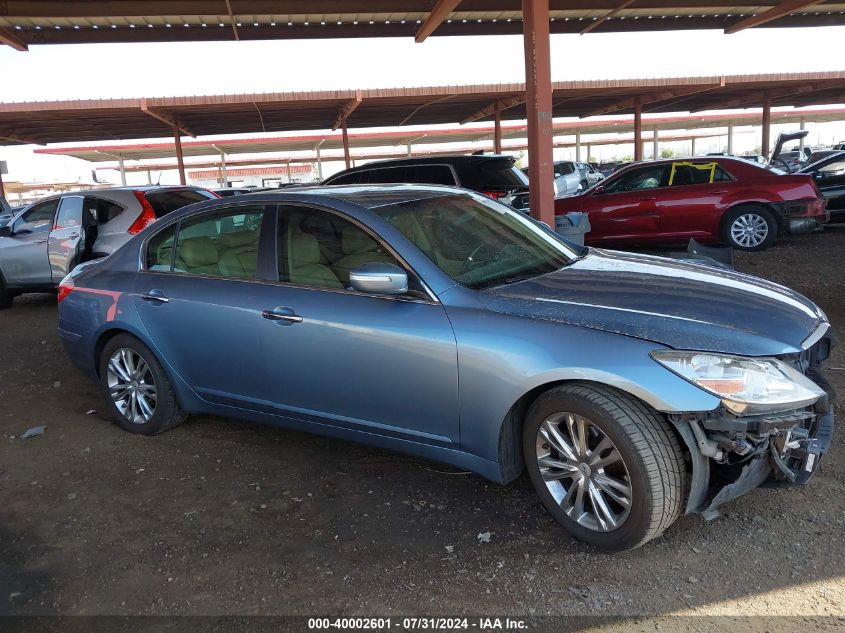 2011 Hyundai Genesis 3.8L VIN: KMHGC4DE8BU130392 Lot: 40002601