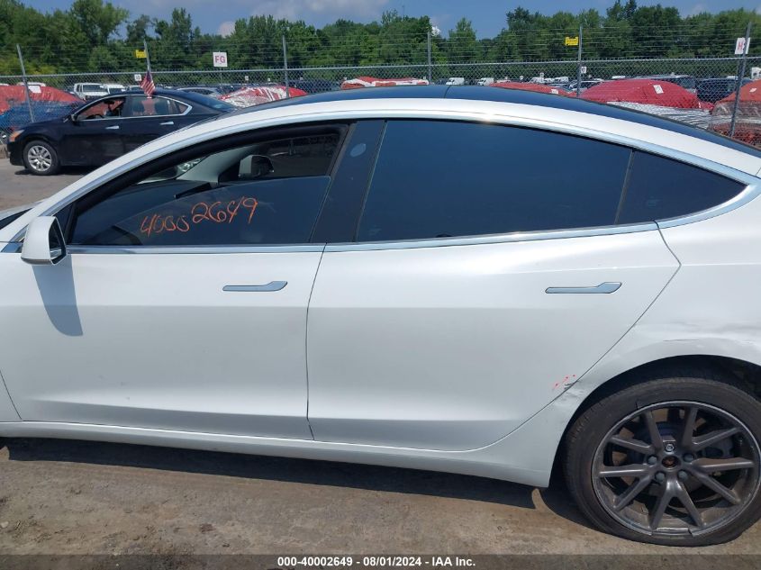 2019 Tesla Model 3 Long Range/Performance VIN: 5YJ3E1EB8KF442320 Lot: 40002649