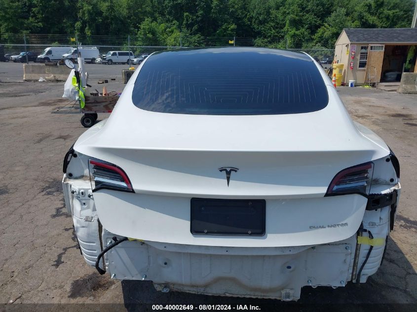 2019 Tesla Model 3 Long Range/Performance VIN: 5YJ3E1EB8KF442320 Lot: 40002649