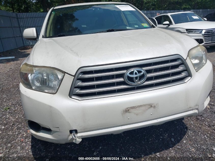 2008 Toyota Highlander VIN: JTEDS41A982059070 Lot: 40002655