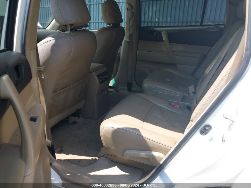 2008 Toyota Highlander VIN: JTEDS41A982059070 Lot: 40002655