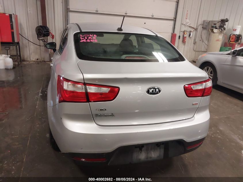 2014 Kia Rio Lx VIN: KNADM4A34E6354319 Lot: 40002682