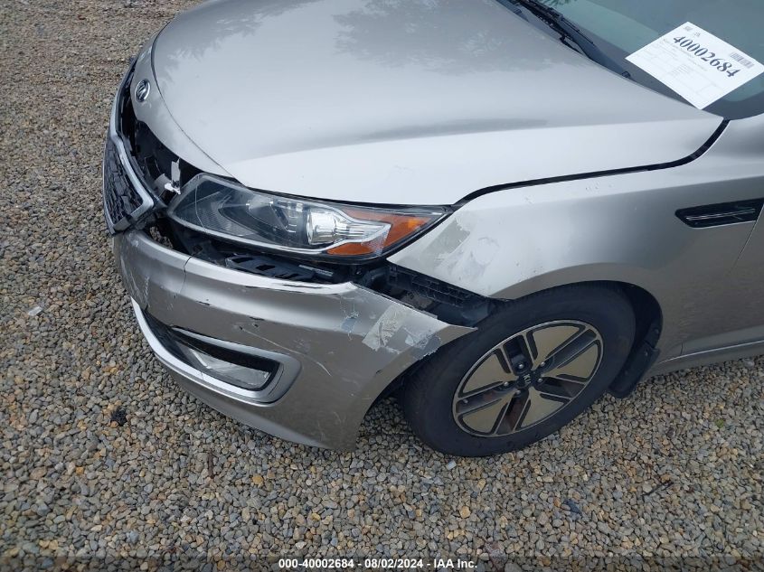 2013 Kia Optima Hybrid Lx VIN: KNAGM4ADXD5046808 Lot: 40002684