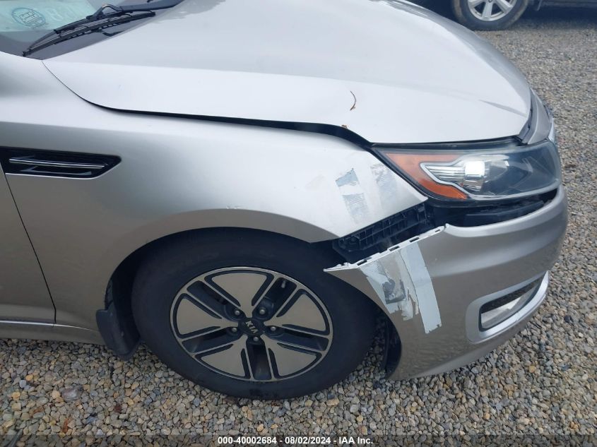 2013 Kia Optima Hybrid Lx VIN: KNAGM4ADXD5046808 Lot: 40002684