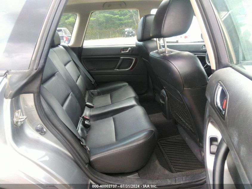 2008 Subaru Outback 2.5I Limited/2.5I Limited L.l. Bean Edition VIN: 4S4BP62C887322222 Lot: 40002737