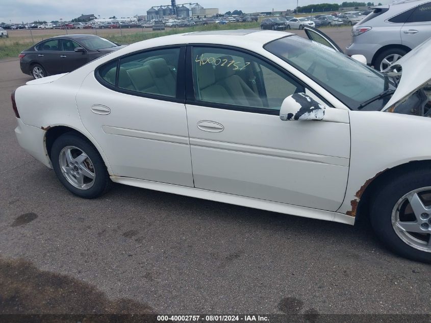 2004 Pontiac Grand Prix Gt2 VIN: 2G2WS522141114247 Lot: 40002757