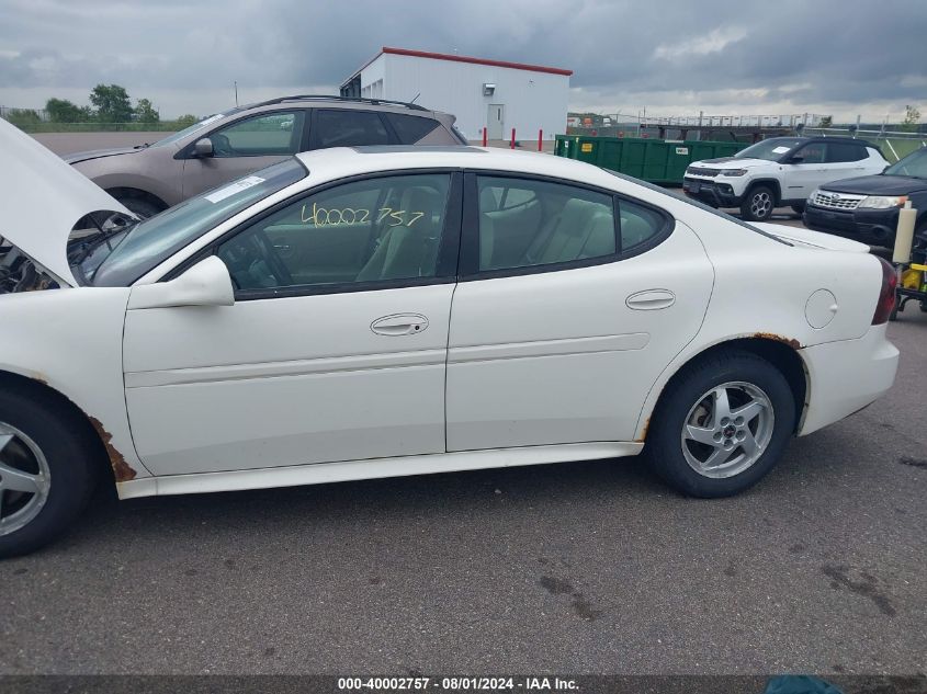 2004 Pontiac Grand Prix Gt2 VIN: 2G2WS522141114247 Lot: 40002757