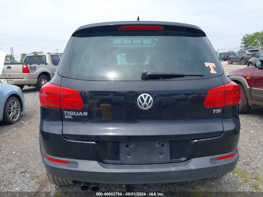 2016 Volkswagen Tiguan Sel VIN: WVGAV7AX8GW553122 Lot: 40002784