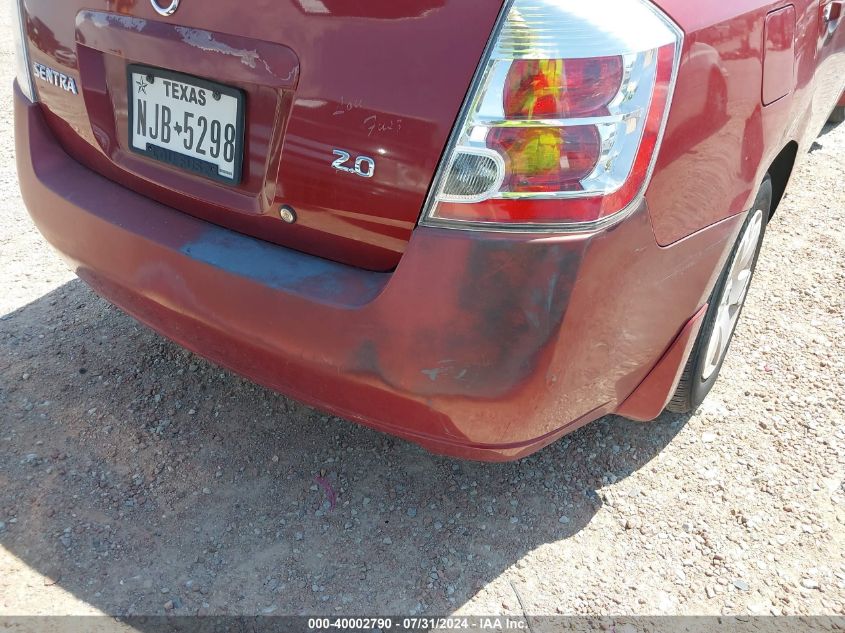 2007 Nissan Sentra 2.0 VIN: 3N1AB61E47L606316 Lot: 40002790