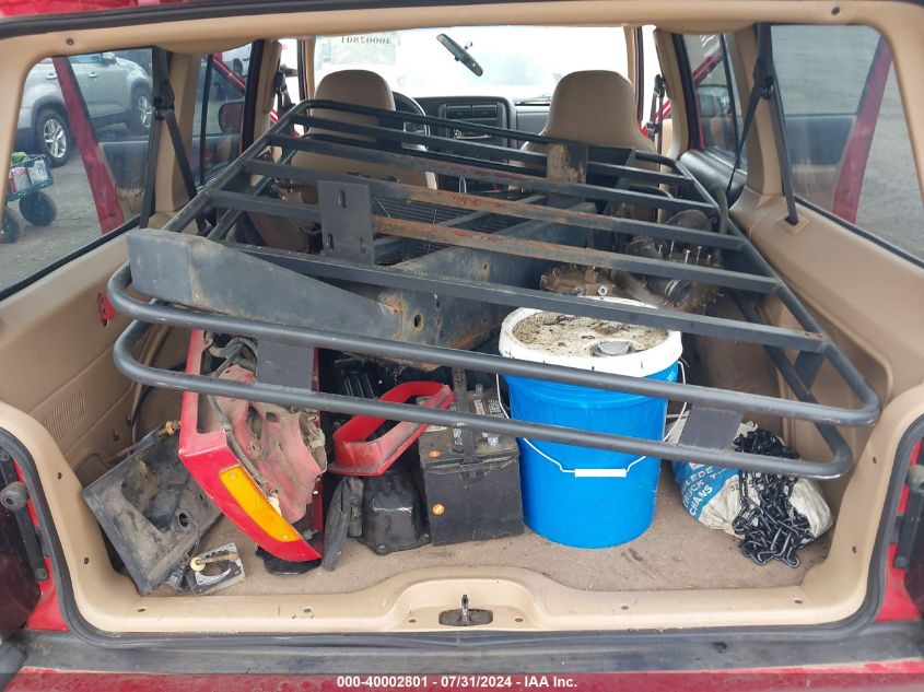 2001 Jeep Cherokee Sport VIN: 1J4FF48S11L500376 Lot: 40002801