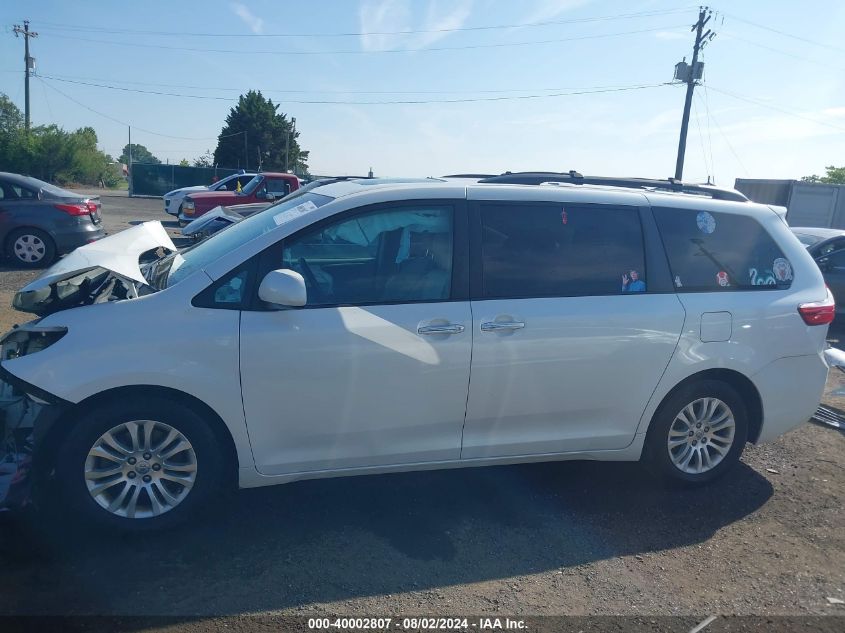 2015 Toyota Sienna Xle Premium 8 Passenger VIN: 5TDYK3DC2FS560983 Lot: 40002807