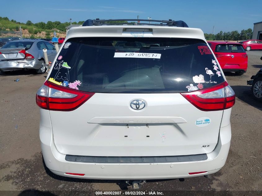 2015 Toyota Sienna Xle Premium 8 Passenger VIN: 5TDYK3DC2FS560983 Lot: 40002807