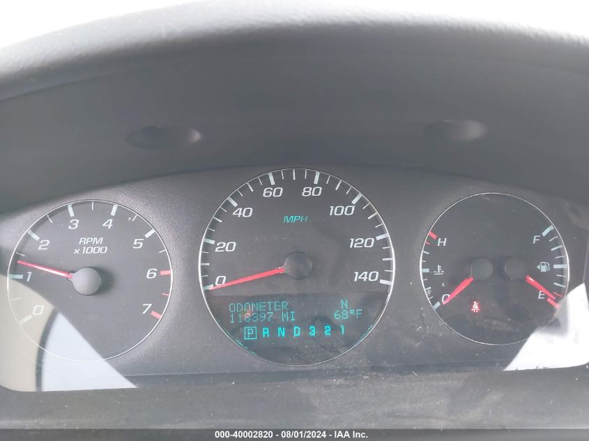 2008 Chevrolet Impala 50Th Anniversary VIN: 2G1WV58K281353363 Lot: 40002820