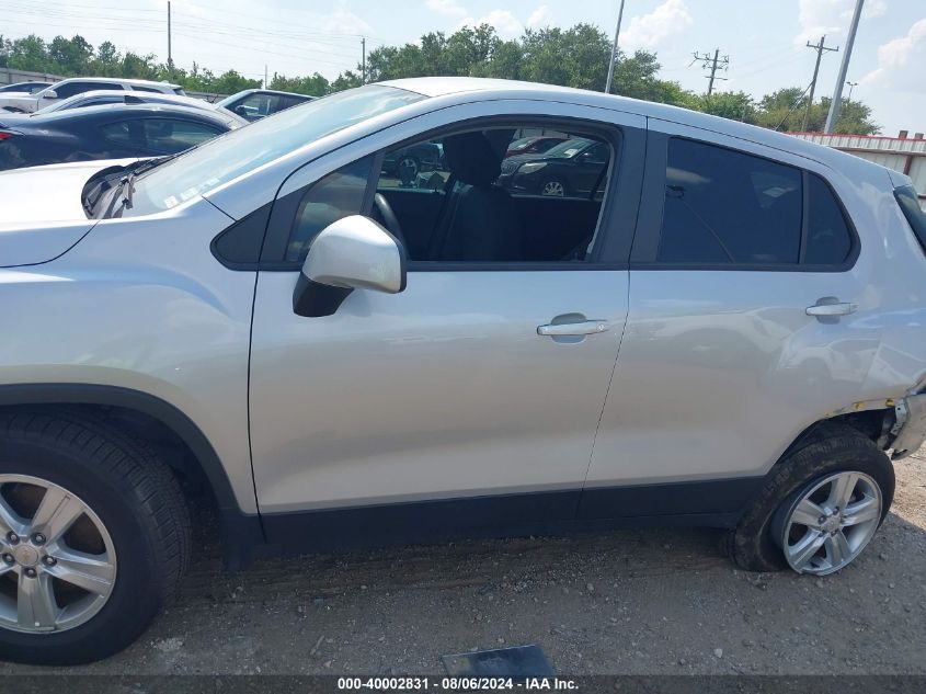 2022 Chevrolet Trax Awd Ls VIN: KL7CJNSM0NB544935 Lot: 40002831