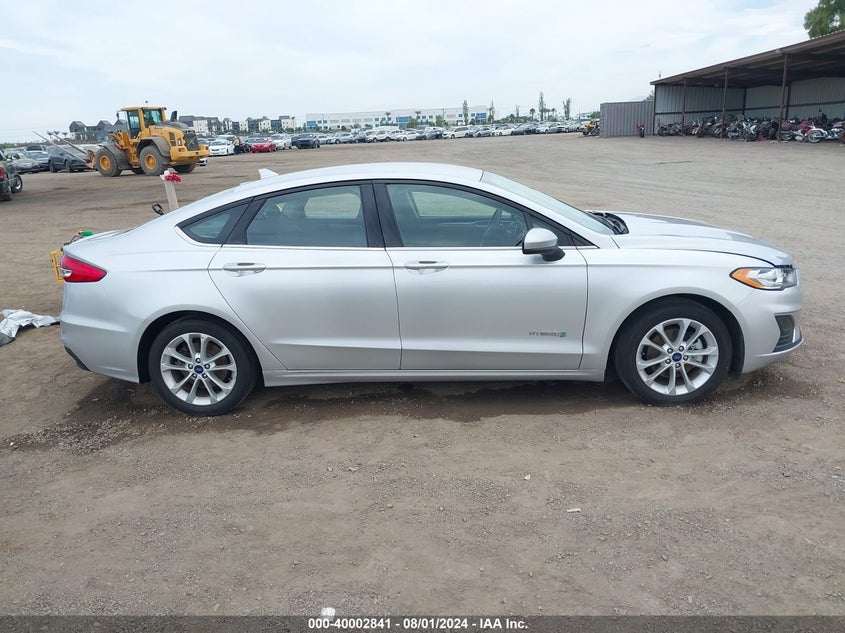 2019 Ford Fusion Hybrid Se VIN: 3FA6P0LU0KR175183 Lot: 40002841