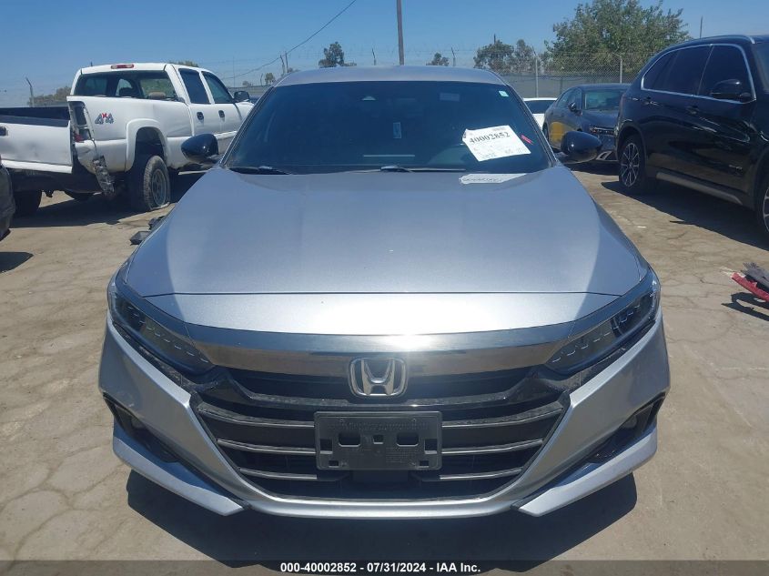2021 Honda Accord Sport VIN: 1HGCV1F32MA029426 Lot: 40002852