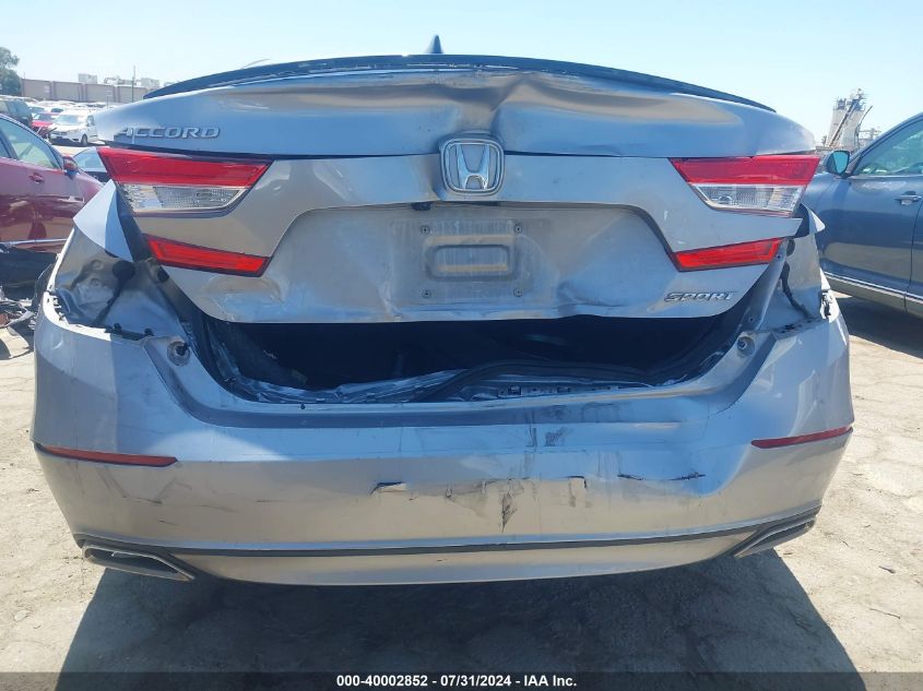 2021 Honda Accord Sport VIN: 1HGCV1F32MA029426 Lot: 40002852
