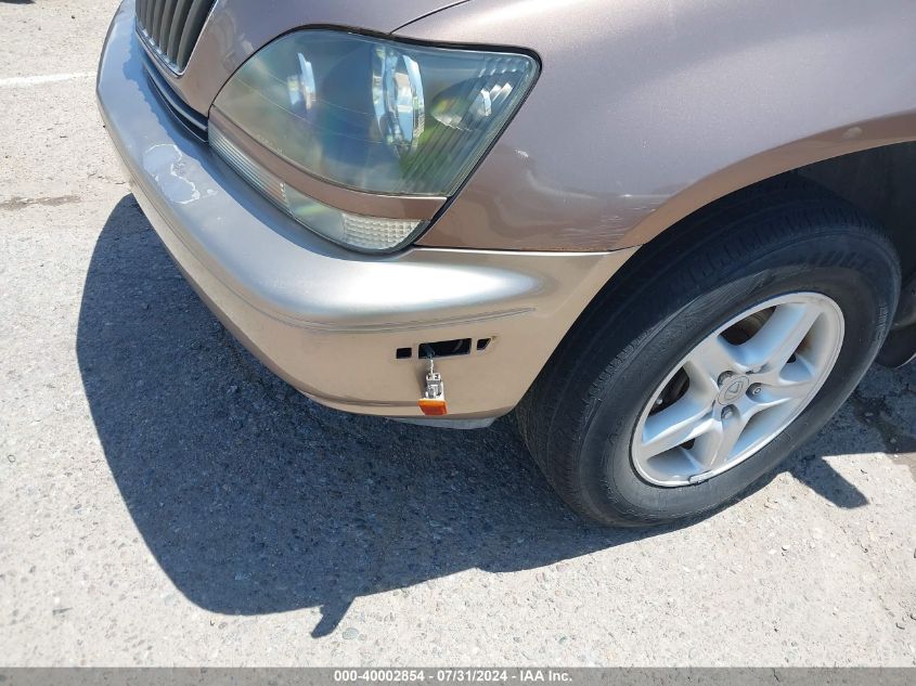 1999 Lexus Rx 300 300 VIN: JT6GF10U7X0013027 Lot: 40002854