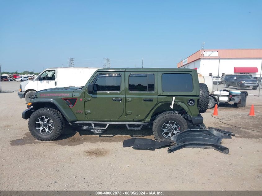 2021 Jeep Wrangler Unlimited Rubicon 4X4 VIN: 1C4HJXFG6MW636406 Lot: 40002873