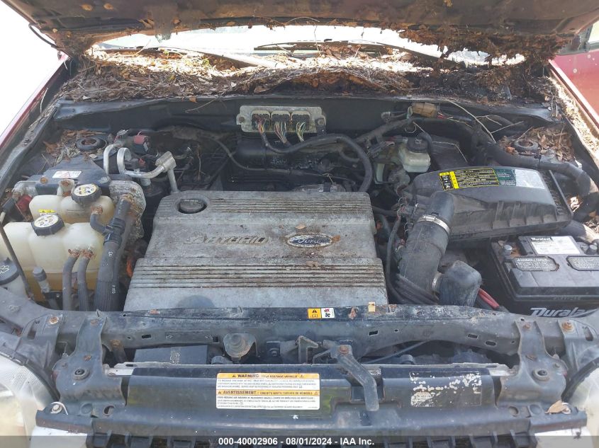 2007 Ford Escape Hybrid VIN: 1FMCU49H97KA61486 Lot: 40002906