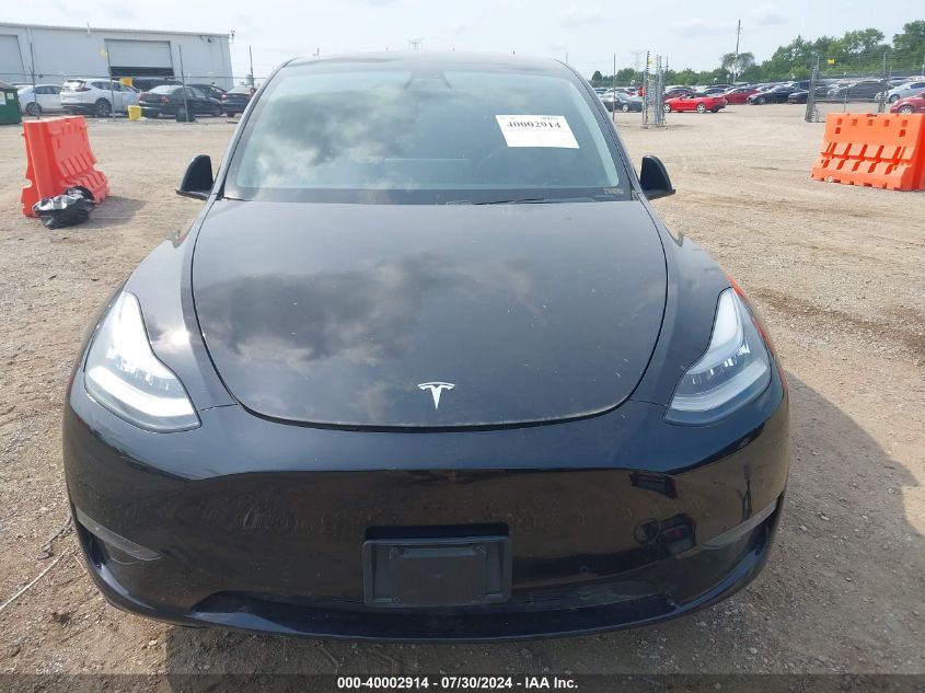 2021 Tesla Model Y Long Range Dual Motor All-Wheel Drive VIN: 5YJYGDEE3MF084686 Lot: 40002914