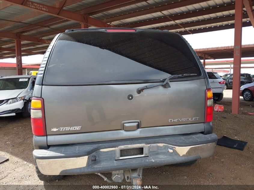 2001 Chevrolet Tahoe Lt VIN: 1GNEK13T61J108766 Lot: 40002980